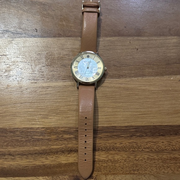 Kate Spade Gold and Tan Watch - Picture 1 of 8